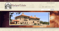 Desktop Screenshot of marlandmansion.com
