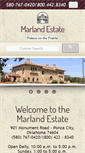 Mobile Screenshot of marlandmansion.com